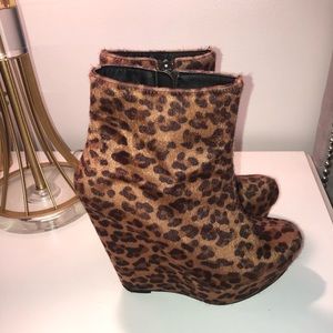 Leopard Pattern Boots/Platforms